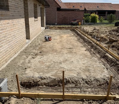 Terrasse béton